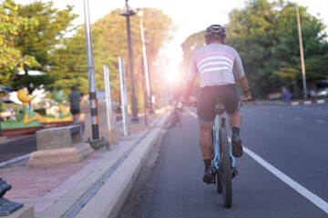 person riding a bicycle