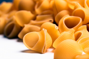 Pipe rigate, tipica pasta italiana 