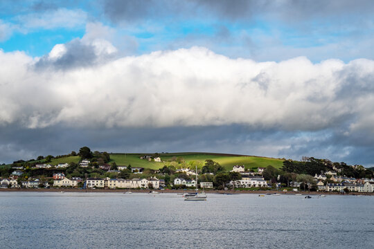 Instow village, seen from Appledore, North Devon.