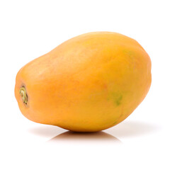 Papaya fruit isolated on a white background