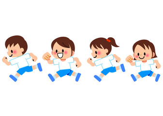 走る 子供