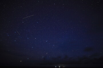 流れ星が2つ