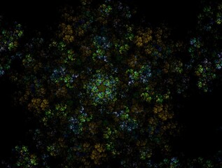 Imaginatory fractal background generated Image