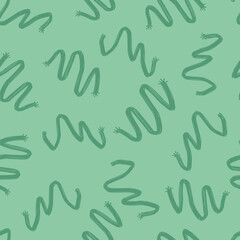 doodle abstract seamless pattern irregular chaotic waves zigzags on contrasting background