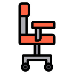 chair line icon