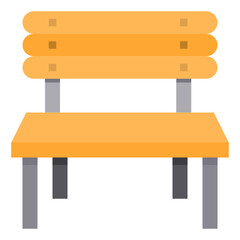 chair flat icon