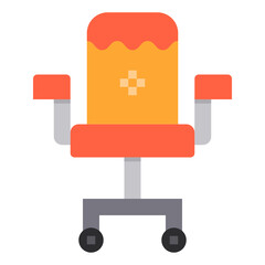 chair flat icon