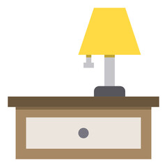 lamp flat icon