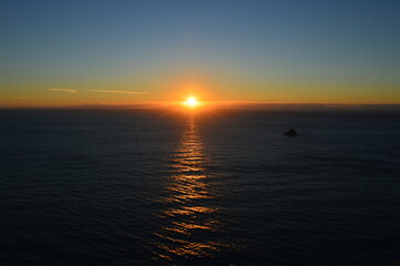 Atardecer en el fin del mundo