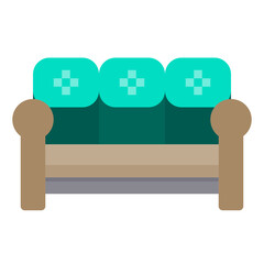 sofa flat icon