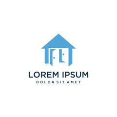 Fototapeta premium house logo design templete . 