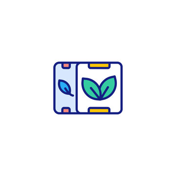 Eco Green Product Icon In Vector. Logotype