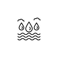 Water Resources icon in vector. Logotype