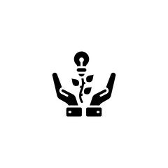 Energy Protection icon in vector. Logotype