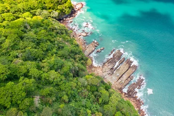 Fotobehang Taboga Island Aerial View. Tropical island located  in the Pacific near Panama City,Panama. © Curioso.Photography