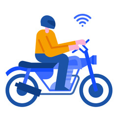 smart bike Internet of things icon