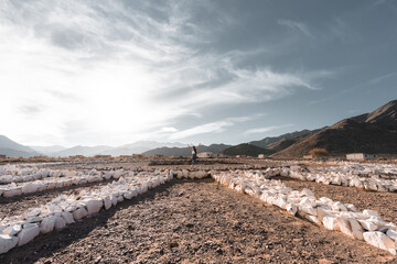 young woman enjoying traveling in Argentina