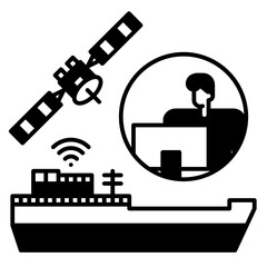 maritime Internet of things icon