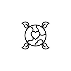 Save Water icon in vector. Logotype