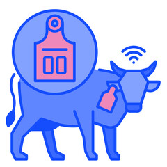 livestock Internet of things icon