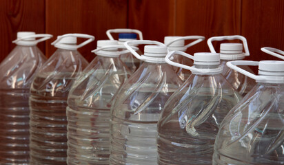 Careful using of water at home and water reserves.