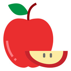 apple flat icon