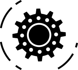 Gear Icon. Science concept icon style