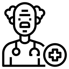 Doctor outline icon