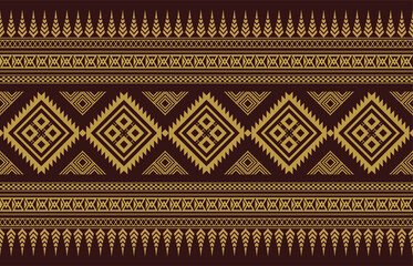 Ethnic pattern vector background. seamless pattern traditional, Design for background, wallpaper, Batik, fabric, carpet, clothing, wrapping, and textile.ethnic pattern Vector illustration.
