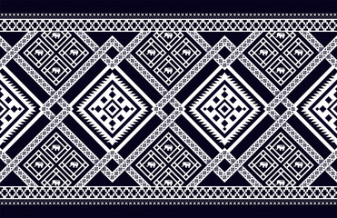 Ethnic pattern vector background. seamless pattern traditional, Design for background, wallpaper, Batik, fabric, carpet, clothing, wrapping, and textile.ethnic pattern Vector illustration.