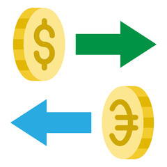 currency flat icon