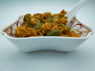 Fresh homemade creamy pasta