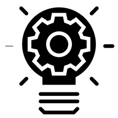 idea glyph icon