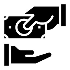 pay glyph icon