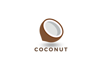 A peace of coconut slice