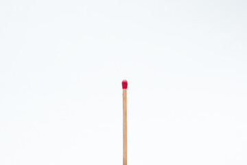 matches on white background