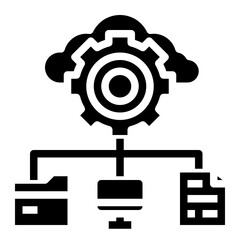 data glyph icon