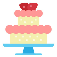 cake flat icon