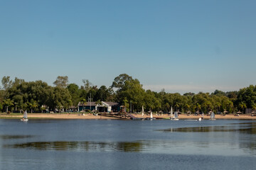 Obraz premium playa, laguna, descanso en verano!!!