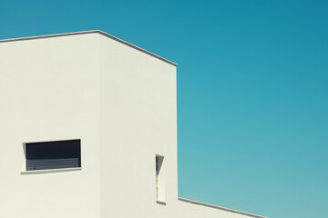 Urban architecture. Close up of a modern living place.