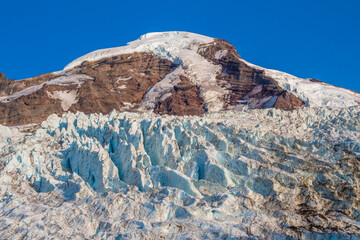 Coleman Glacier at Mount Baker in North Cascades