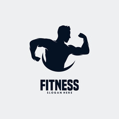 Fitness sport gym Logo design
