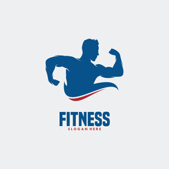 Fitness sport gym Logo design