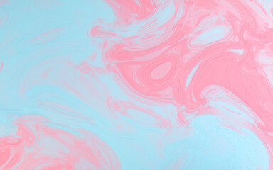 Colorful flowing painting pigment, 3d rendering.