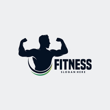 Fitness sport gym Logo design
