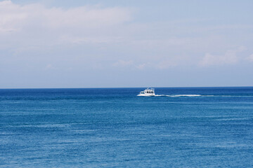 海に浮かぶボート