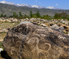 Kyrgystan petroglyphs