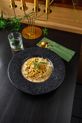 pasta with squid in sauce