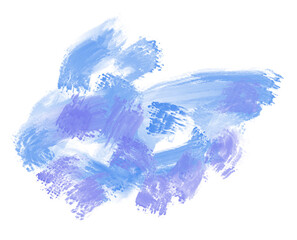 Watercolor abstraction on white background