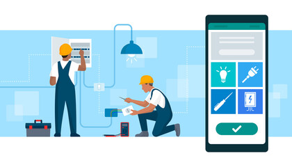 Book an electrician online